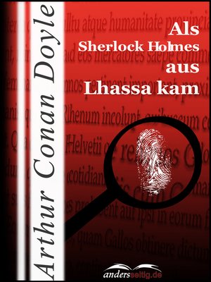 cover image of Als Sherlock Holmes aus Lhassa kam